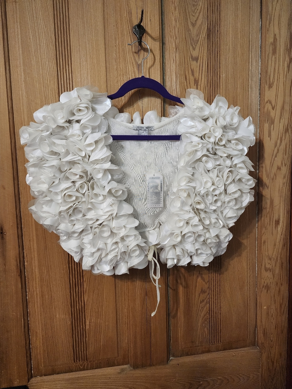 Alberto Malaki NWT Bridal White. Shrug/Wrap. Absolutely Stunning!! Size Xlarge